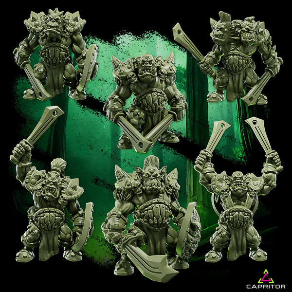 It's Orctober!! "Orc Elites" 32mm Scale Warrior Pack of 6 Now Live! - by Capritor