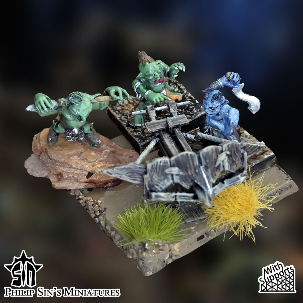 Goblin Bolt Thrower - Philip Sin's Miniatures - Miniatures by Only