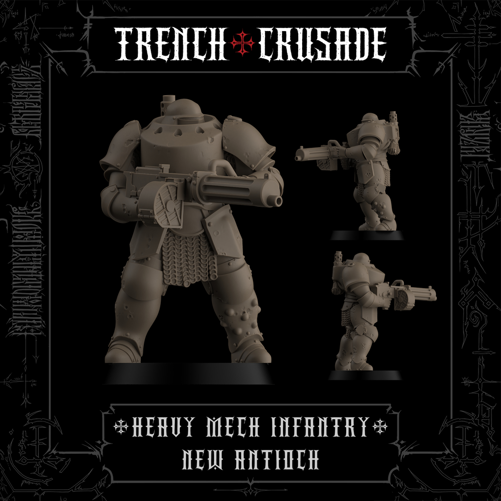 Trench Crusade - Heavy Mechanised Infantry (MG) - New Antioch