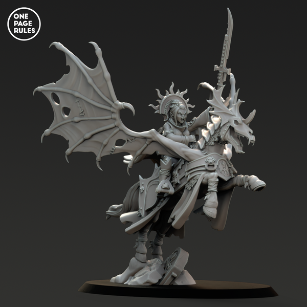Vampiric Lord on Winged Steed (1 Model) - Only-Games