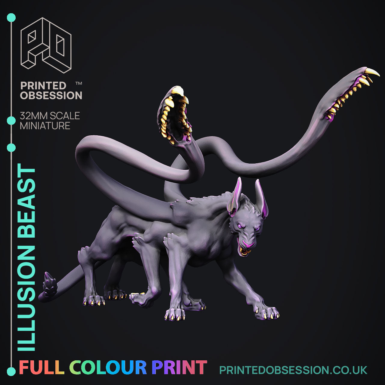 Illusion Beast - Printed Obsession - Miniatures by Only-Games.co