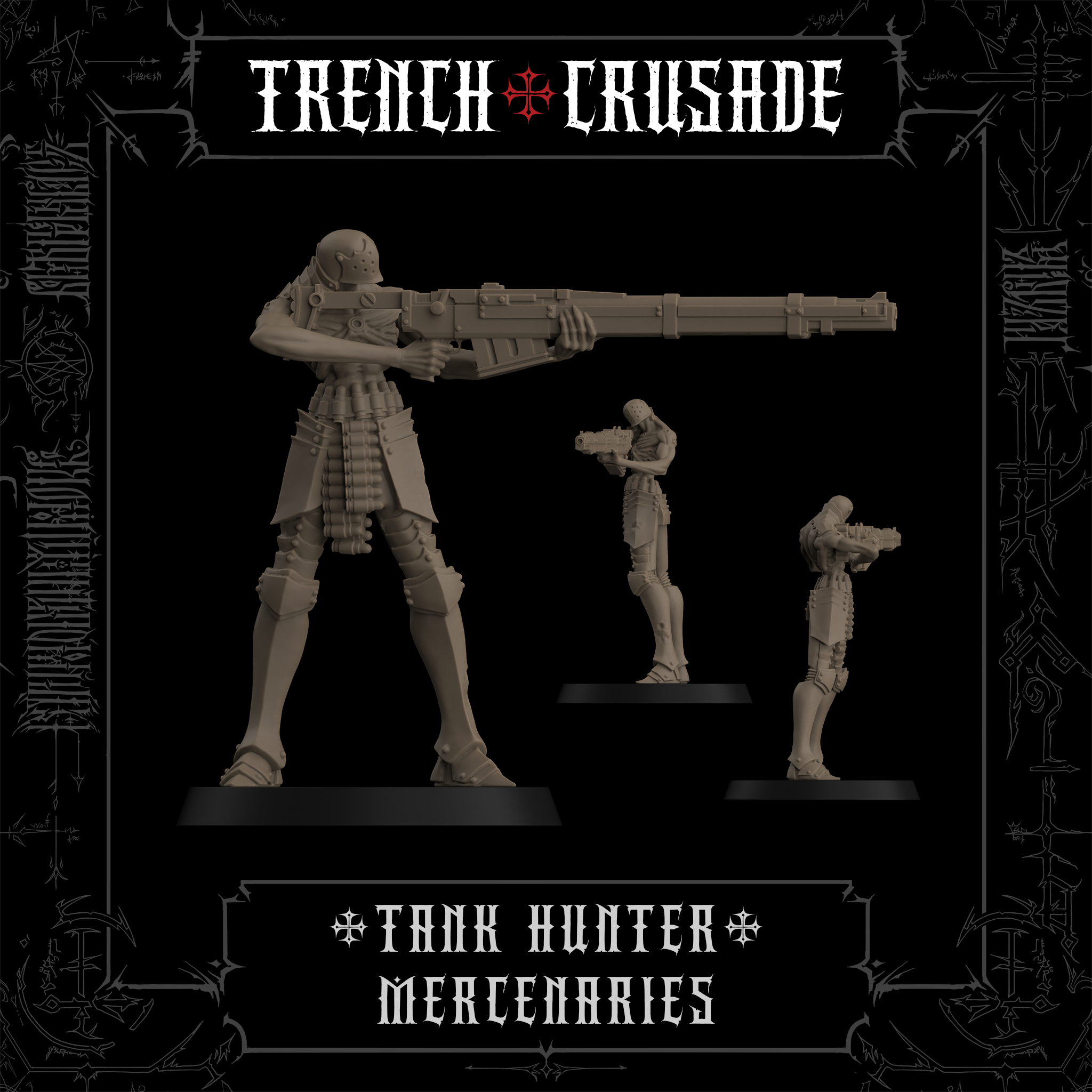 Trench Crusade - Communicant Tank Hunter (aiming) - Mercenaries - Factory  Fortress Inc