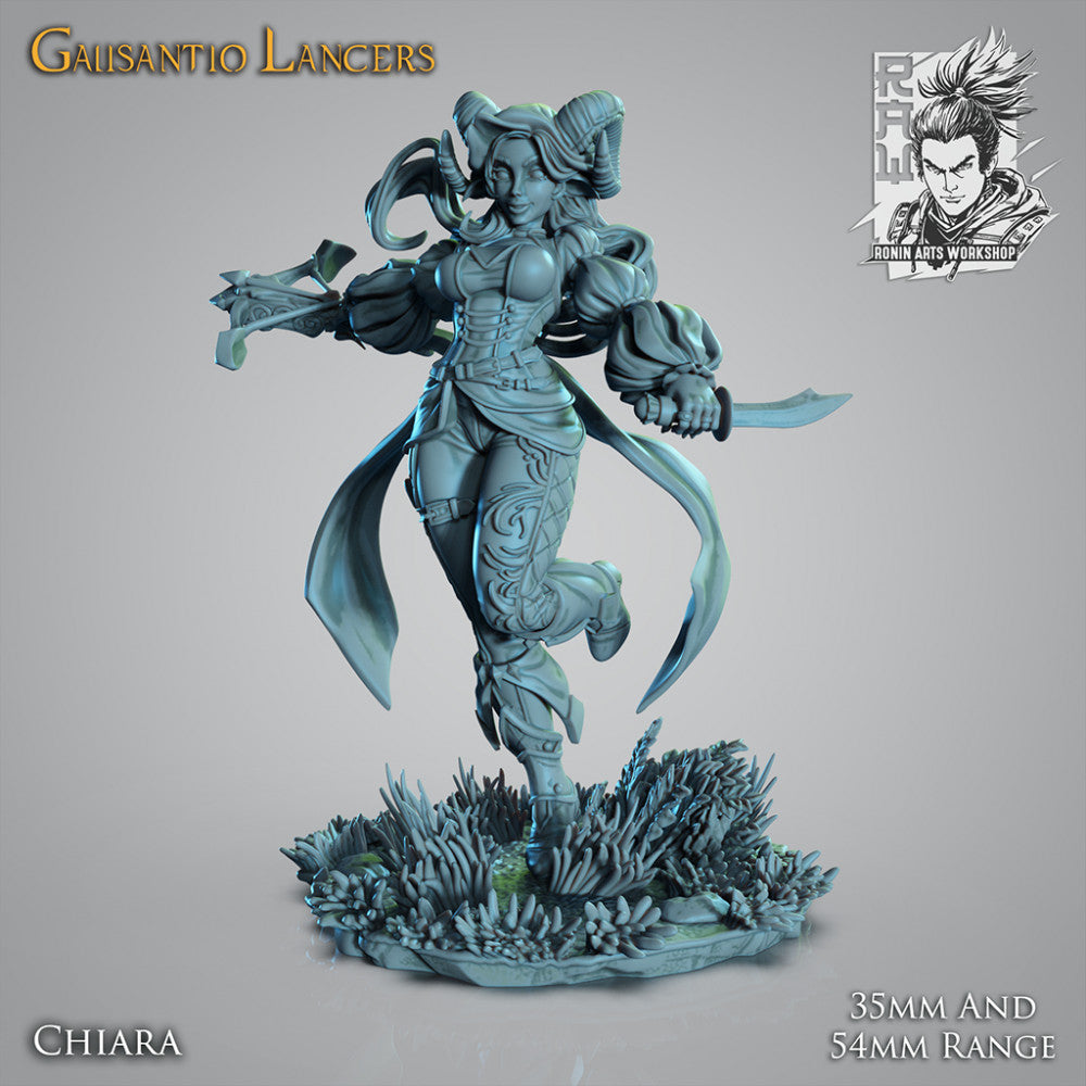 Chiara the Lancer - landsknecht style guard - Ronin Arts Workshop