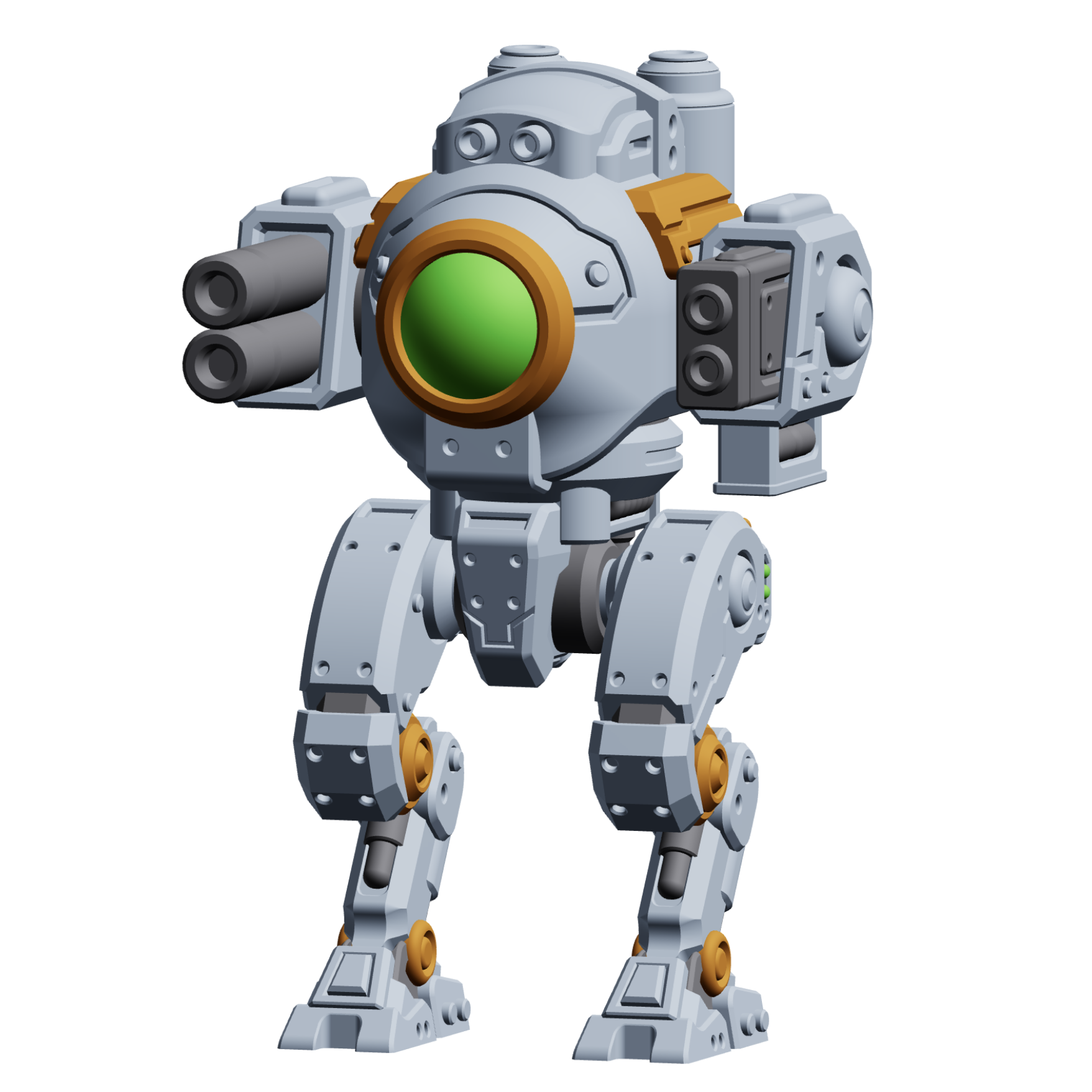 Mech Forge Storm Titan Mech Tabletop Miniature - CC0HORT - Miniatures ...