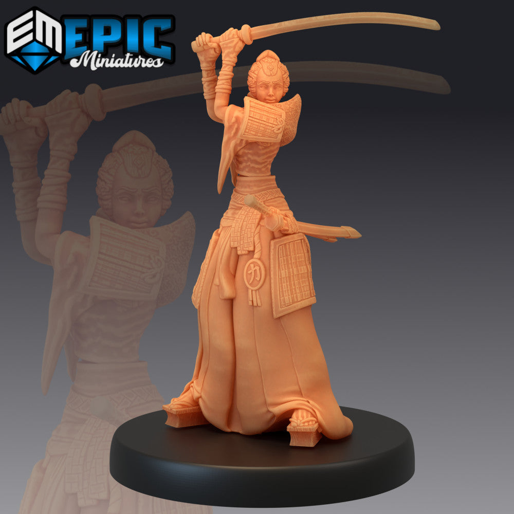 Samurai Female / Katana Master / Sword Fighter / Japanese Dynasty Warrior -  Epic Miniatures - Miniatures by Only-Games.co