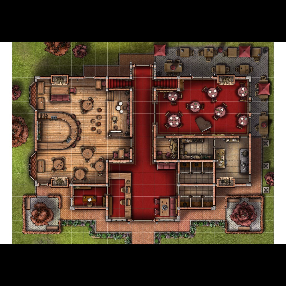 Carnelian Hotel (Level 01) - Tom Cartos - Miniatures by Only-Games.co