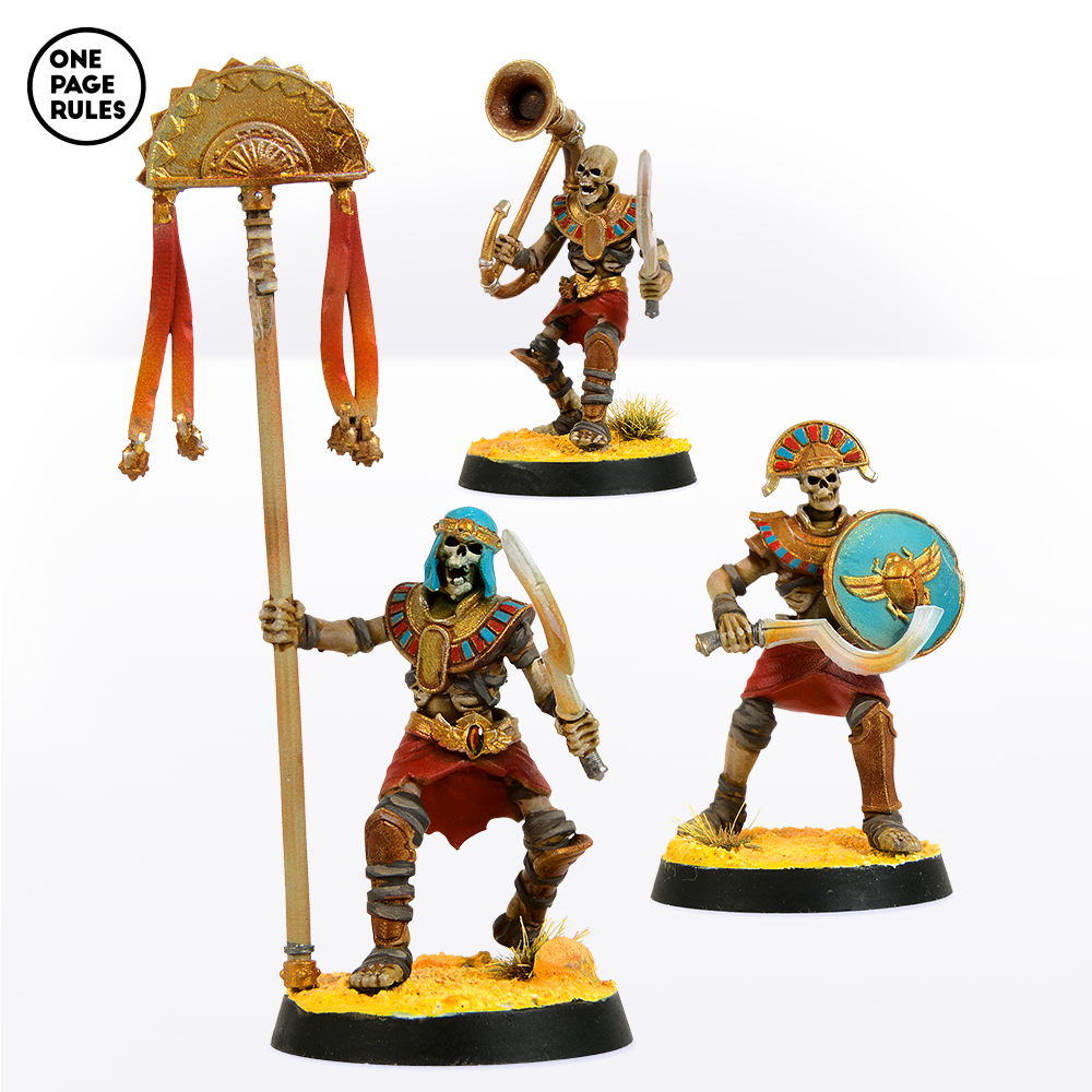 UD1a – Skeletons I (3) – Otherworld Miniatures