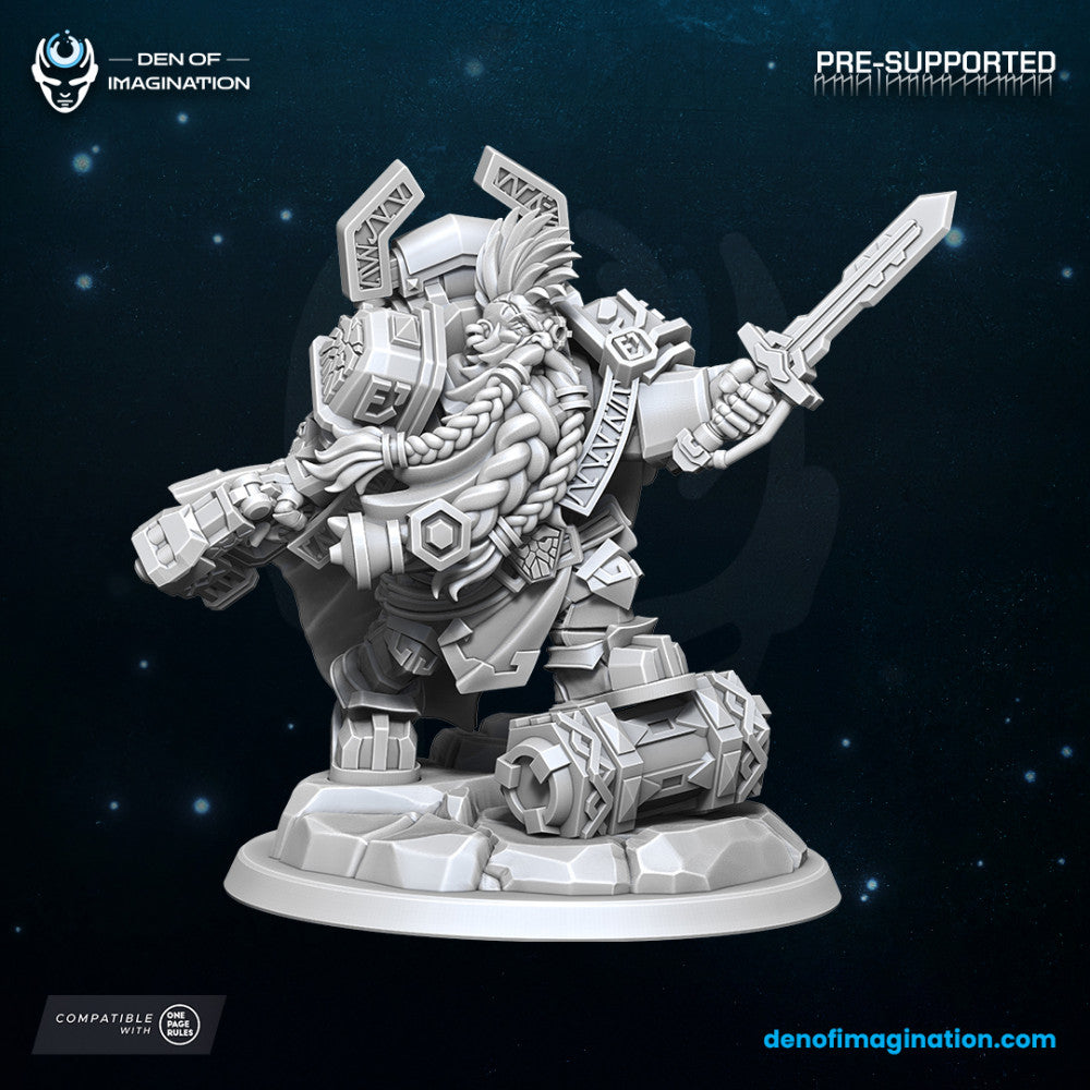 Space Dwarfs - Khazaroth Empire - Lord Excavator (1 model)