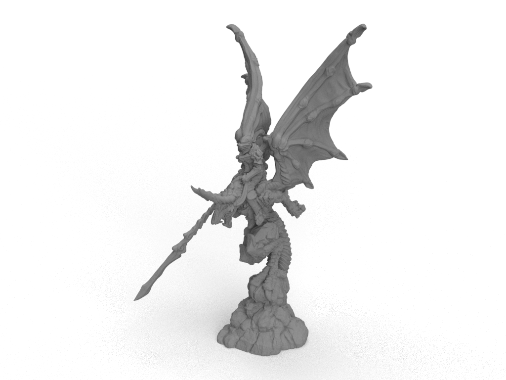 Dragon Rider - Printed Obsession - Miniatures by Only-Games.co