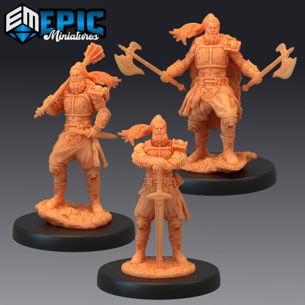 Legendary Warrior Set / Viking Fighter / Human Barbarian - Epic Miniatures  - Miniatures by Only-Games.co