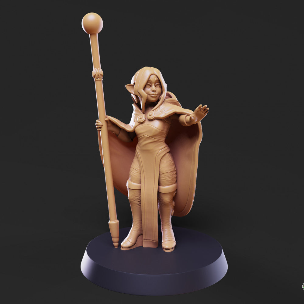 Merric - Halfling Ladino - Vale Da Neve Eterna - Miniatura Com Pintura Para Rpg