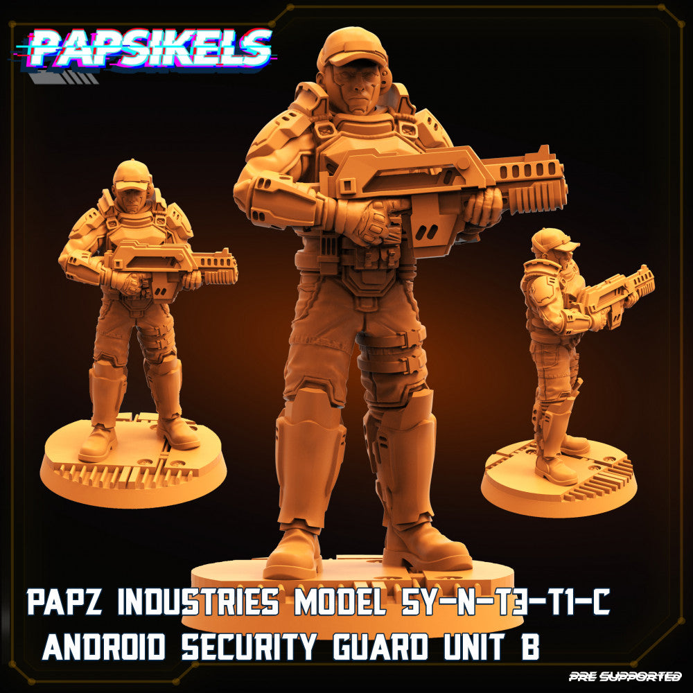 PAPZ INDUSTRIES MODEL SY-N-T3-T1-C ANDROID SECURITY GUARD UNIT B