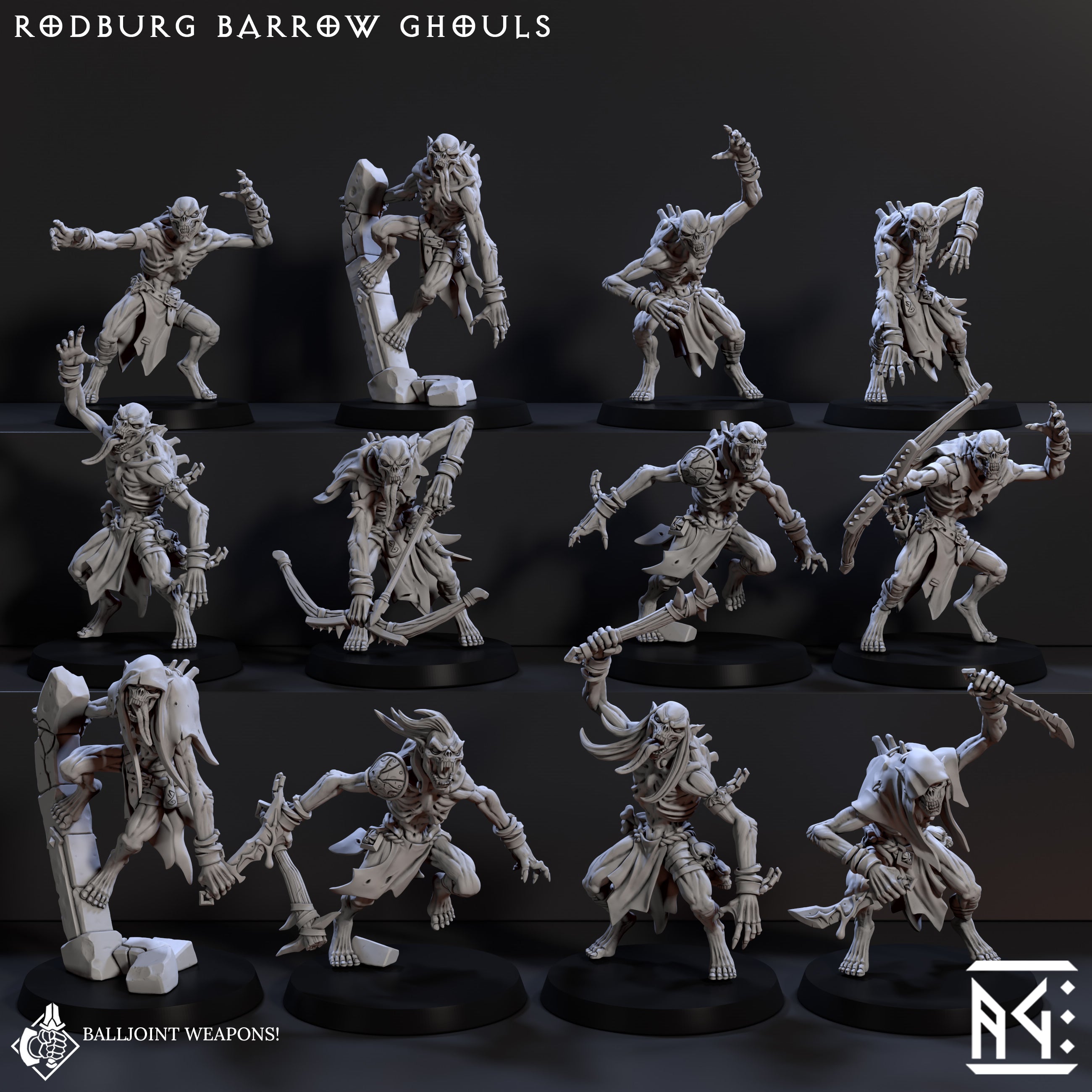 Barrow Ghouls Horrors of Rodburg Barrows