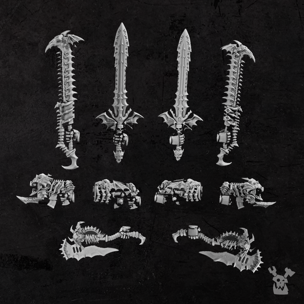 Nocturnal Commander weapons upgrade set x10 - DakkaDakka.Store