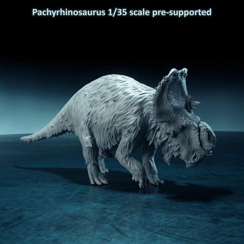 Pachyrhinosaurus walking 1-35 scale  dinosaur - Only-Games