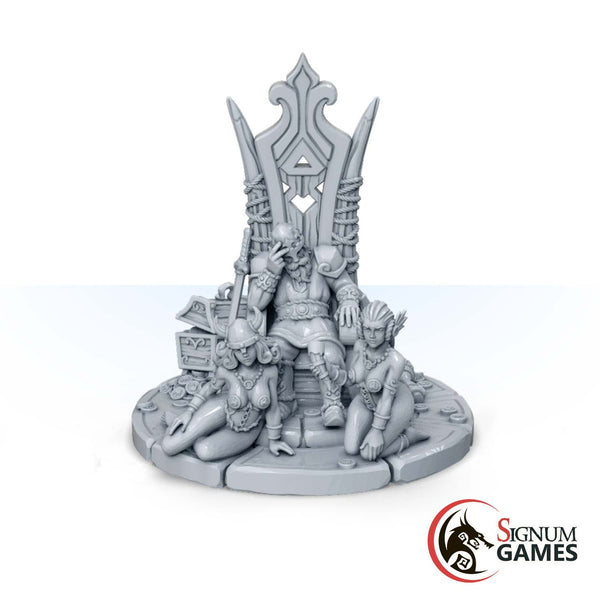 Scenery Elements from the Vikings Throne Room (32mm scale) - Only-Games