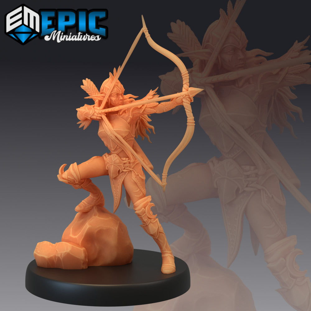 Elven Moon Runner Archer - Female Elf Warrior - Elvish Tribe - Epic  Miniatures - Miniatures by Only-Games.co