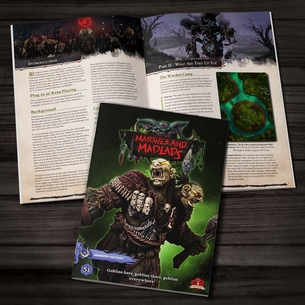 Marshes and Madlads - 5e Adventure Booklet - Only-Games