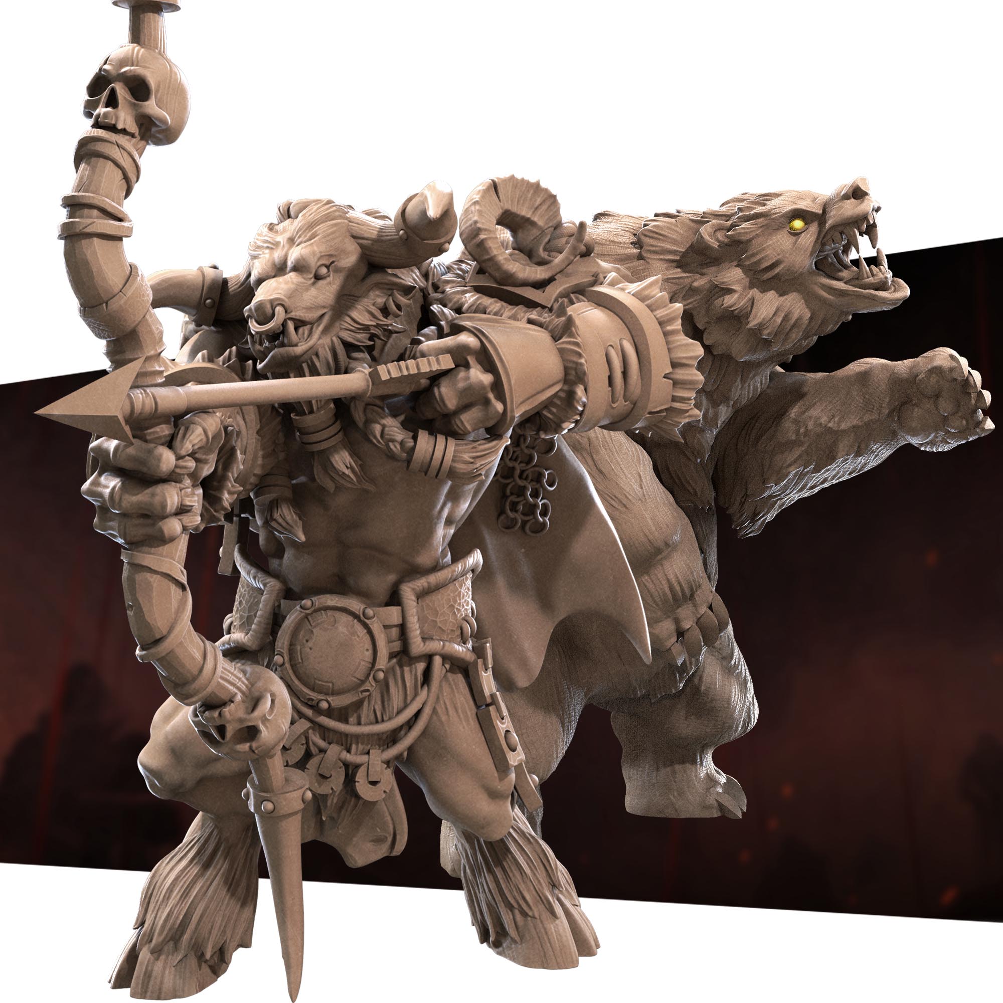 Minotaur Hunter - Bite The Bullet Studio - Miniatures by Only-Games.co