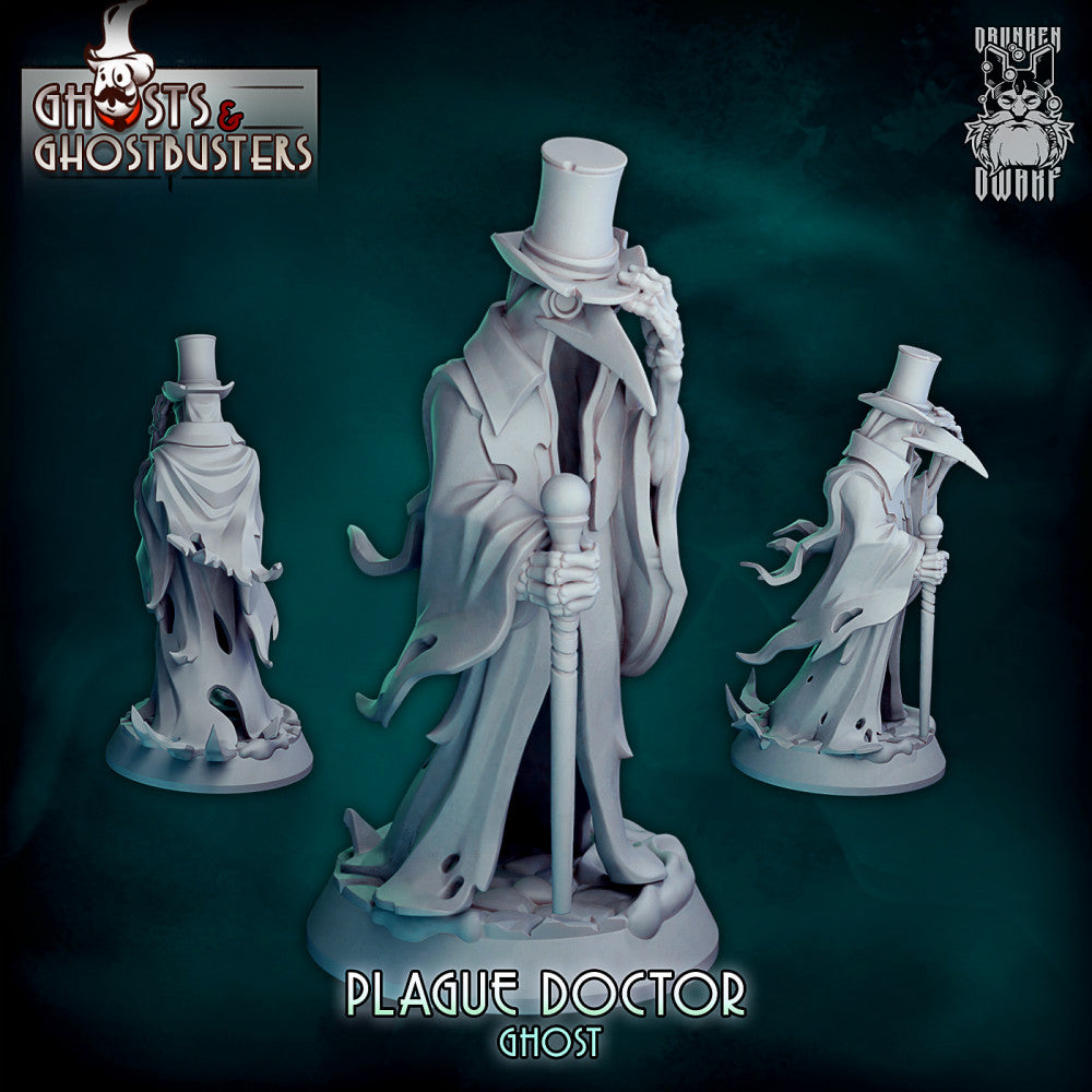 plague doctor ghost - DrunkenDwarf - Miniatures by Only-Games.co