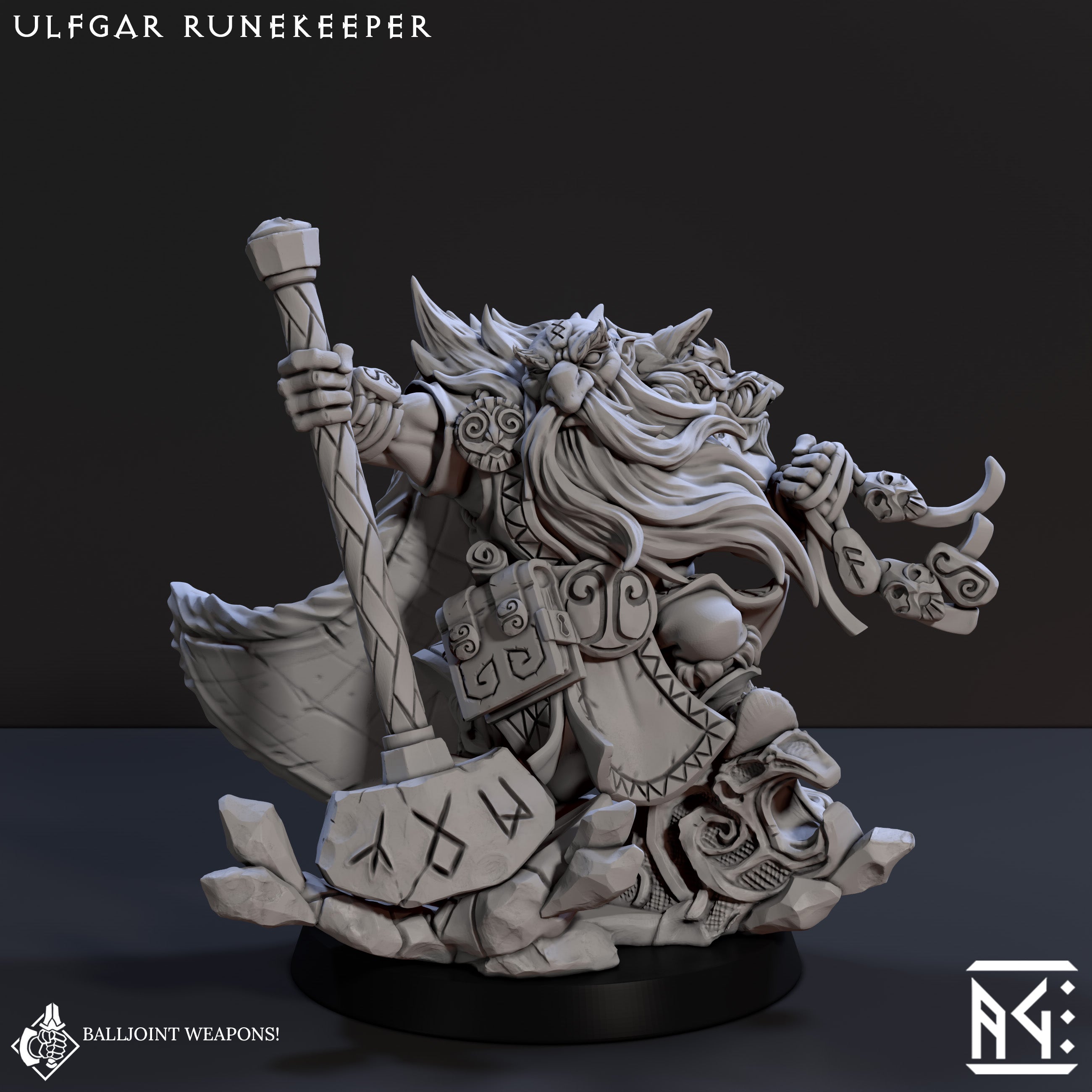 Ulfgar Runekeeper (Dwarven Mountaineers of Skutagaard