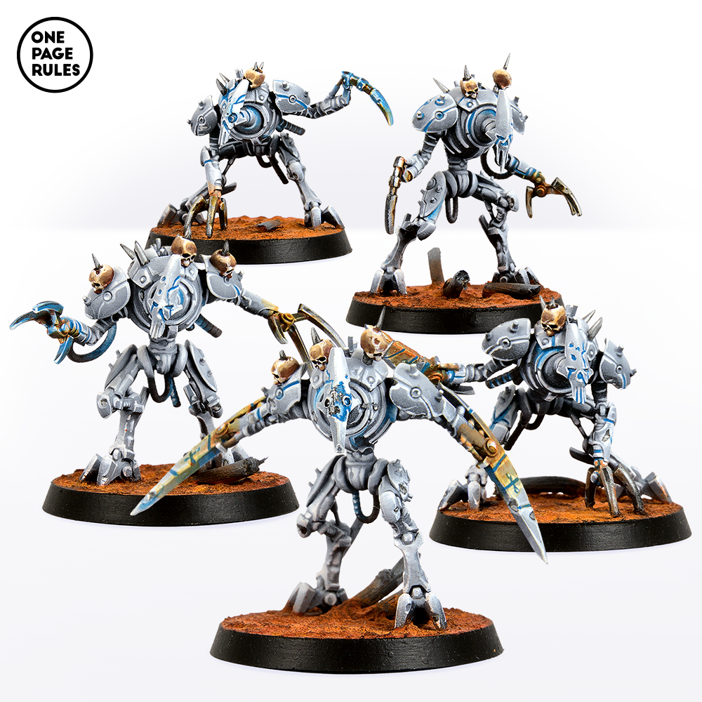 Robot Flesh-Eaters (5 Models) - One Page Rules - Miniatures by Only-Games.co