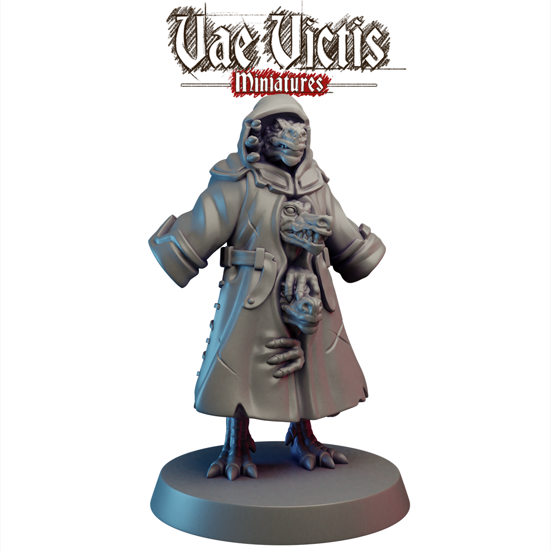 Three kobolds in a trenchcoat - Vae Victis Miniatures - Miniatures