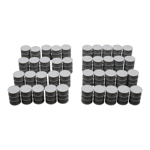 Oil Barrels x40 - 28mm Wargaming Scatter Terrain Scenery Tabletop Miniature - Only-Games