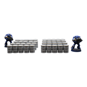 Oil Barrels x40 - 28mm Wargaming Scatter Terrain Scenery Tabletop Miniature - Only-Games