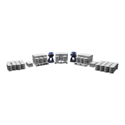 Pallet, Crates and Barrels - 28mm Wargaming Scatter Terrain Scenery Tabletop - Only-Games
