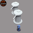 Turret x2- 28mm Wargaming Scatter Terrain Scenery Tabletop Miniature - Only-Games