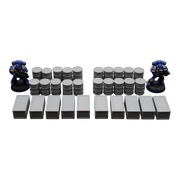 Oil Barrels x20 + Crates x10 - 28mm Wargaming Scatter Terrain Scenery Tabletop - Only-Games