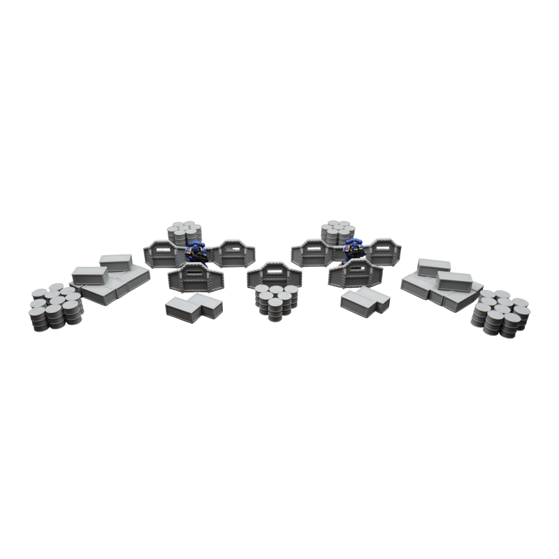Assorted Terrain - 28mm Wargaming Scatter Terrain Scenery Tabletop Miniature - Only-Games
