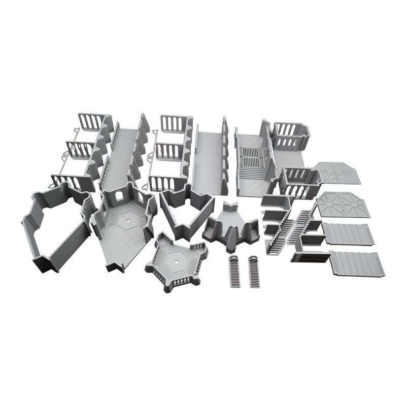 Base Set Collection - 28mm Wargaming Scatter Terrain Scenery Tabletop Miniature - Only-Games