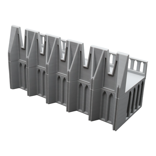 Base Wall - 28mm Wargaming Scatter Terrain Scenery Tabletop Miniature - Only-Games