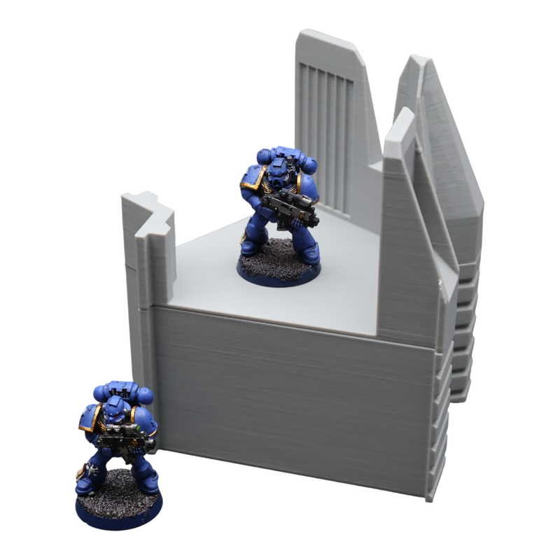 Base Corner - 28mm Wargaming Scatter Terrain Scenery Tabletop Miniature - Only-Games