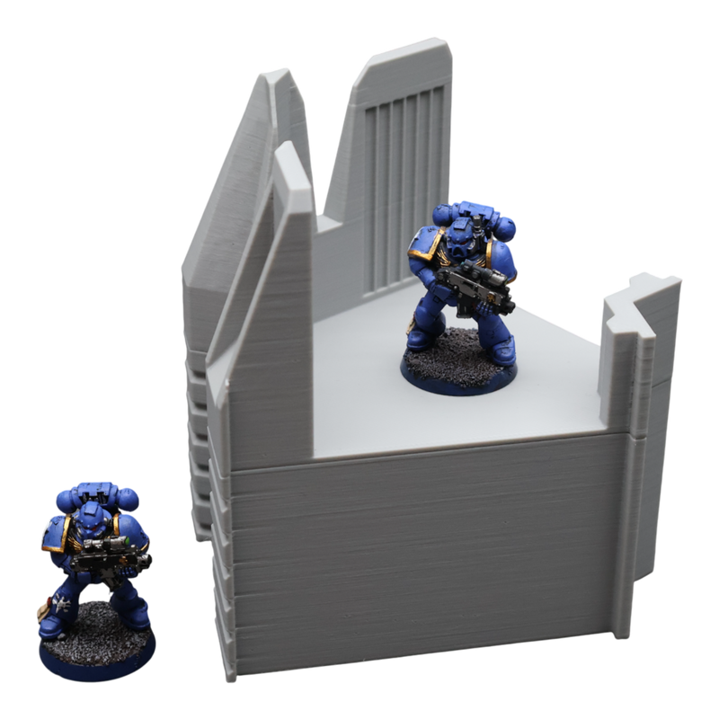 Base Corner - 28mm Wargaming Scatter Terrain Scenery Tabletop Miniature - Only-Games
