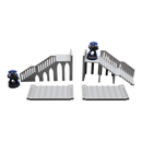 Base Stairs and Covers x2 - 28mm Wargaming Scatter Terrain Scenery Tabletop Miniature - Only-Games