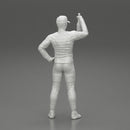 motorbiker celebrates and hold a champagne bottle - Only-Games