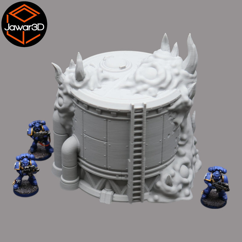 Hive Infected Silo #1 - 28mm Wargaming Scatter Terrain Scenery Tabletop - Only-Games