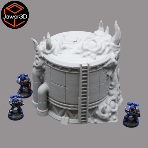 Hive Infected Silo #1 - 28mm Wargaming Scatter Terrain Scenery Tabletop - Only-Games