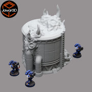 Hive Infected Silo #1 - 28mm Wargaming Scatter Terrain Scenery Tabletop - Only-Games