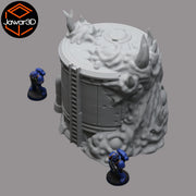 Hive Infected Silo #1 - 28mm Wargaming Scatter Terrain Scenery Tabletop - Only-Games
