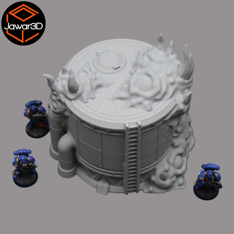 Hive Infected Silo #1 - 28mm Wargaming Scatter Terrain Scenery Tabletop - Only-Games