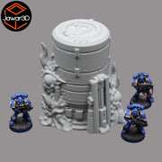 Hive Infected Silo #2 - 28mm Wargaming Scatter Terrain Scenery Tabletop - Only-Games