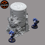 Hive Infected Silo #2 - 28mm Wargaming Scatter Terrain Scenery Tabletop - Only-Games