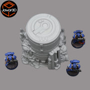 Hive Infected Silo #2 - 28mm Wargaming Scatter Terrain Scenery Tabletop - Only-Games