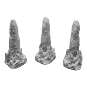 Haunted Rock x3 - 28mm Wargaming Scatter Terrain Scenery Tabletop Miniature - Only-Games