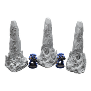 Haunted Rock x3 - 28mm Wargaming Scatter Terrain Scenery Tabletop Miniature - Only-Games