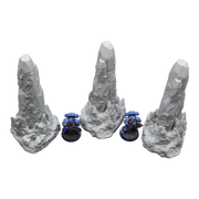 Haunted Rock x3 - 28mm Wargaming Scatter Terrain Scenery Tabletop Miniature - Only-Games